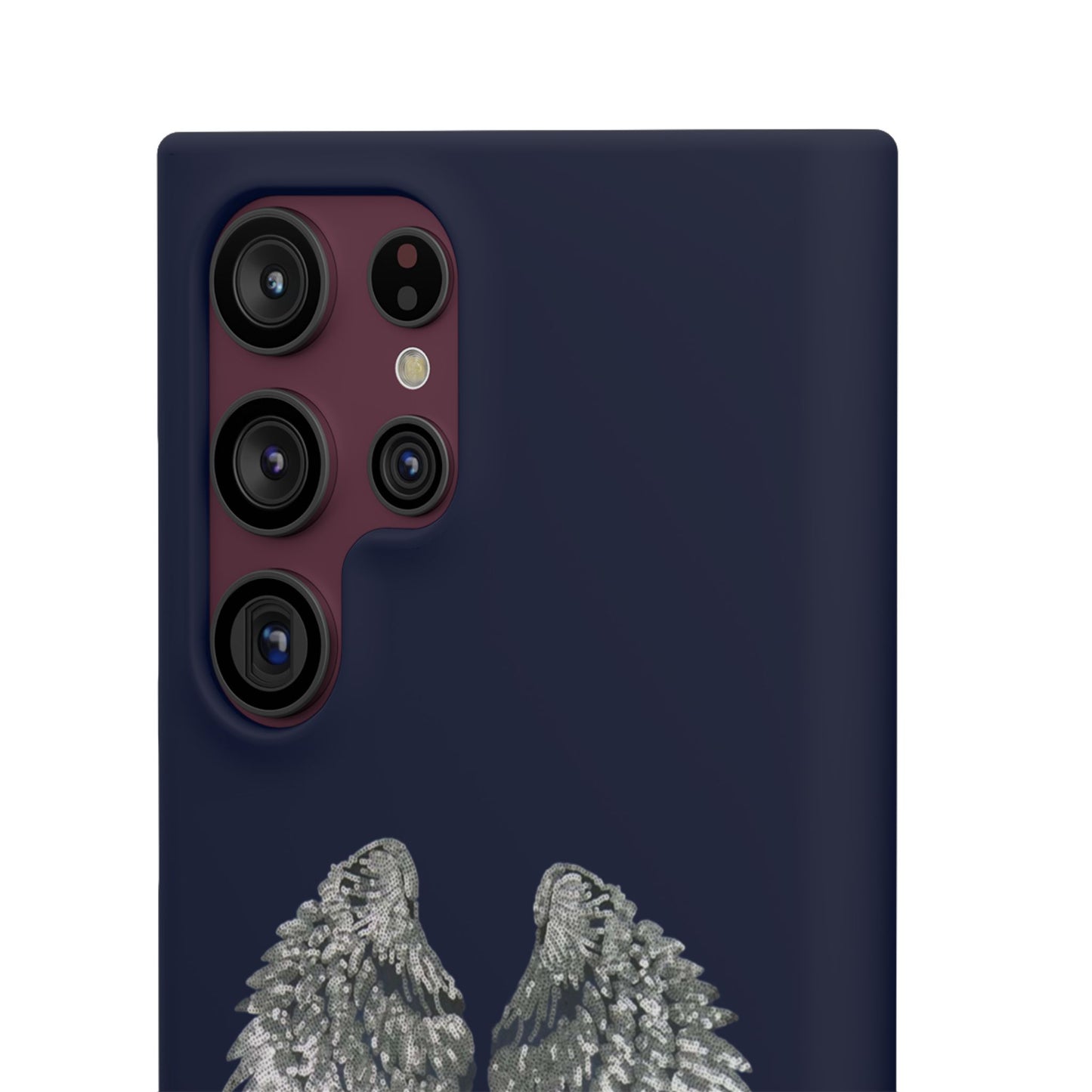 Navy Angel Wings Case