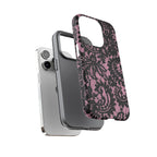 Pink Lace Pattern Tough Phone Case