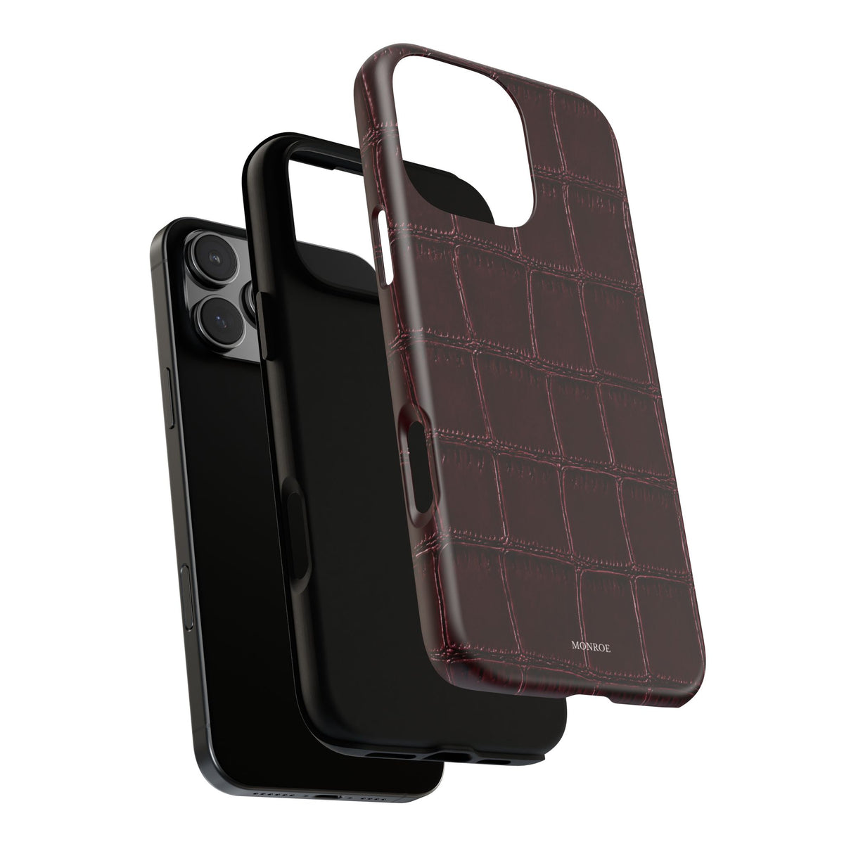 Burgundy Croc Tough Case