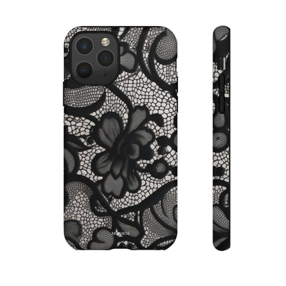 Black Vintage Lace Tough Case