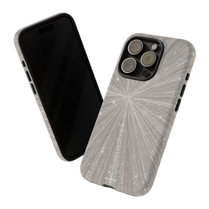 Sparkling Silver Burst Tough Case