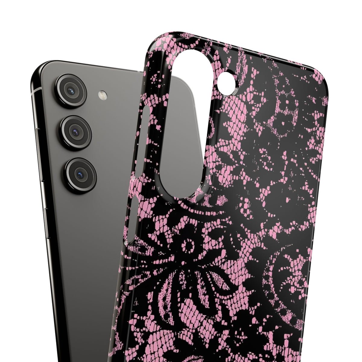 Pink Lace Pattern Case