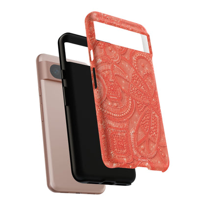 Coral Lace Tough Case