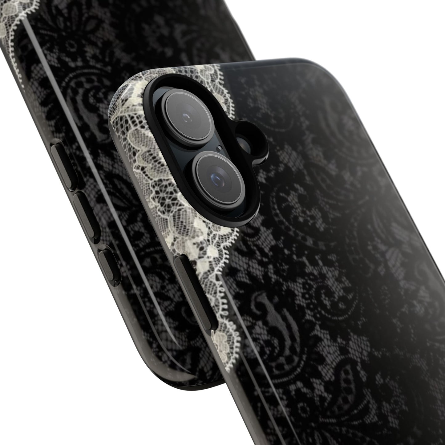 Black & White Edged Tough Case