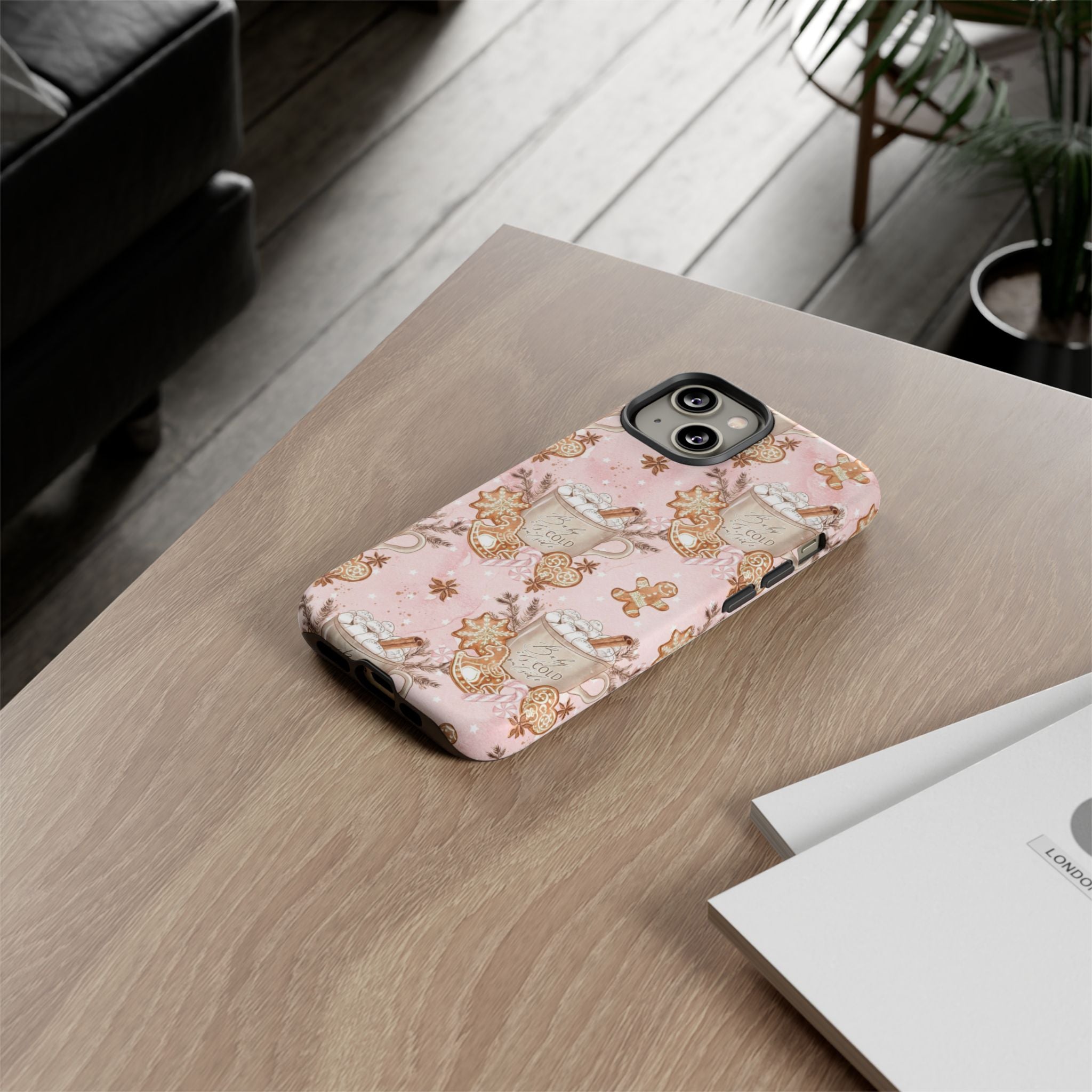Pink Christmas Phone Case