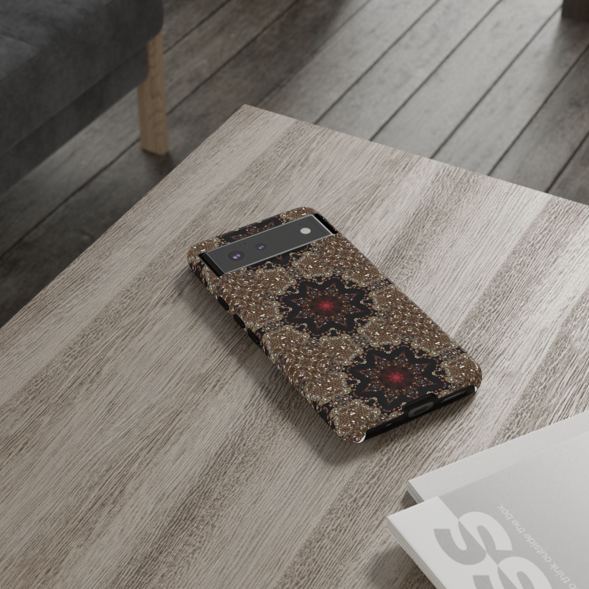 Brown Mandala Tough Protective Case