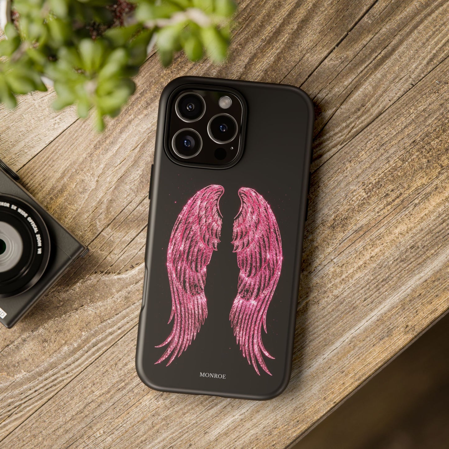 Pink Glitter Angel Tough Case
