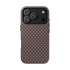Brown Polka Phone Case