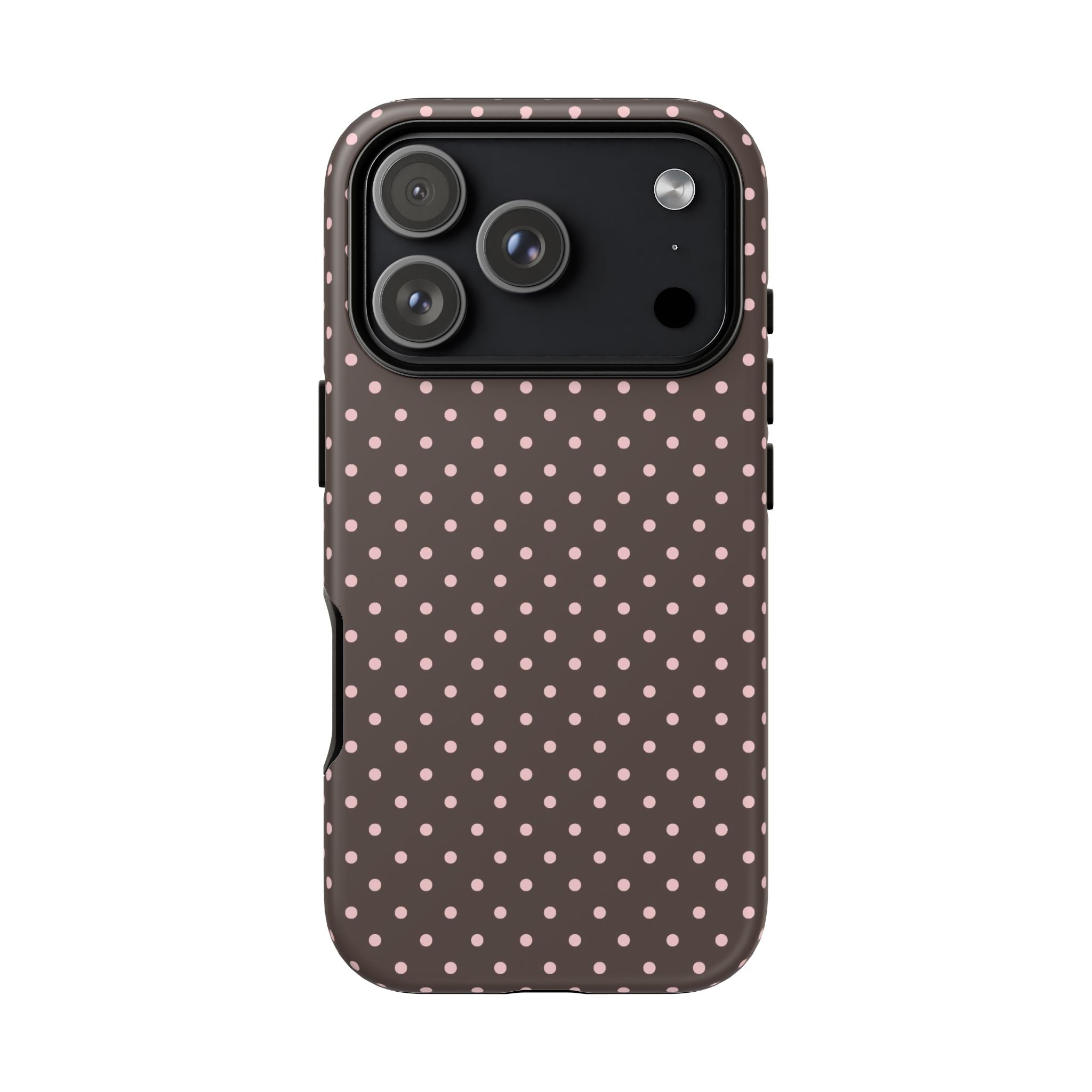 Brown Polka Phone Case