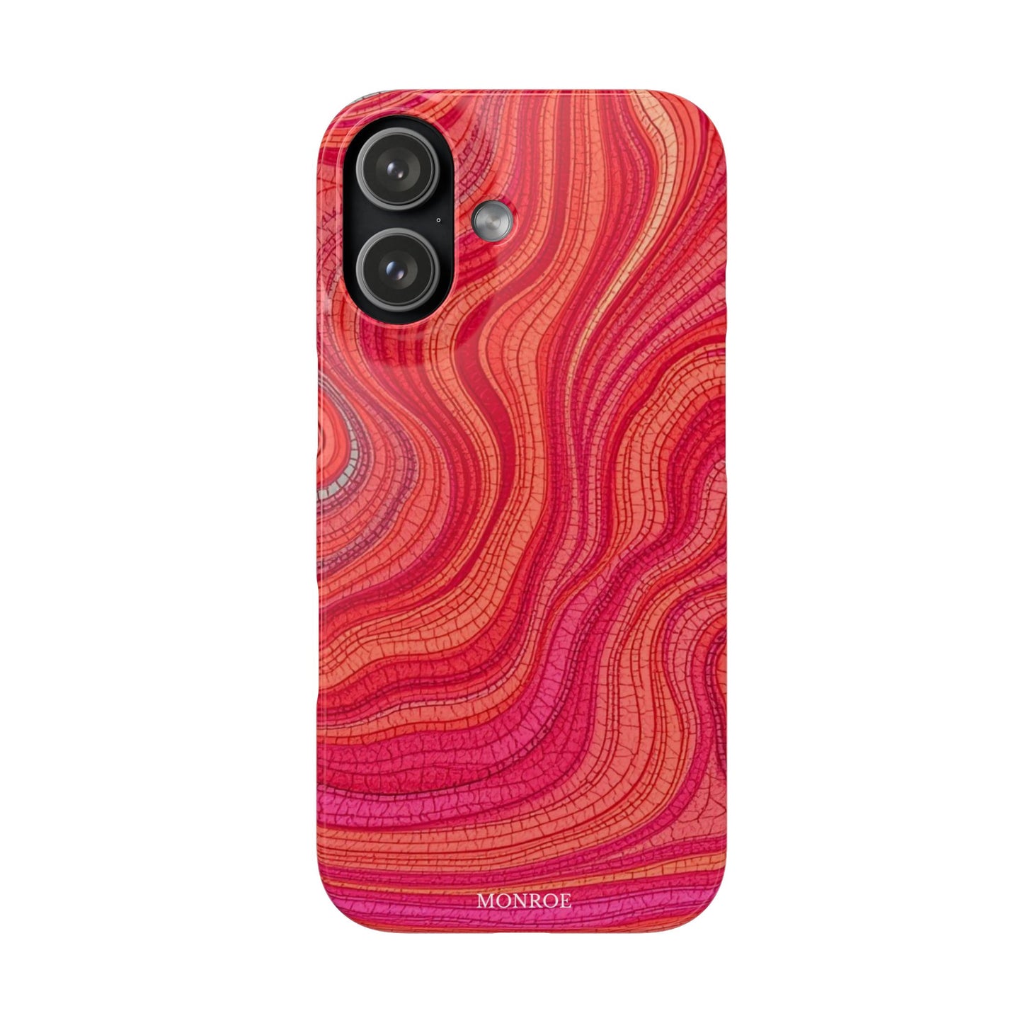 Retro Wavy Red Case