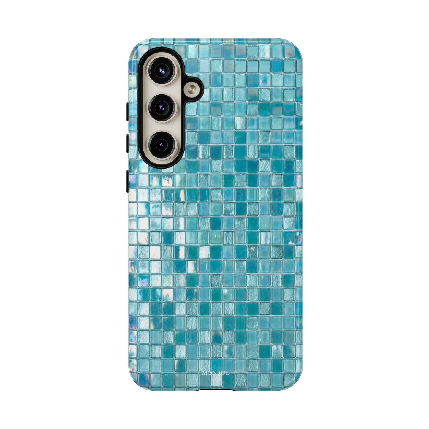Hot Blue Mosaic Tile Tough Case