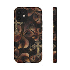 Floral Cross Pattern Tough Case