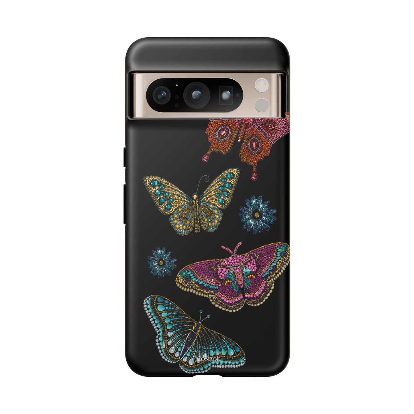 Butterfly Beaded Tough Case