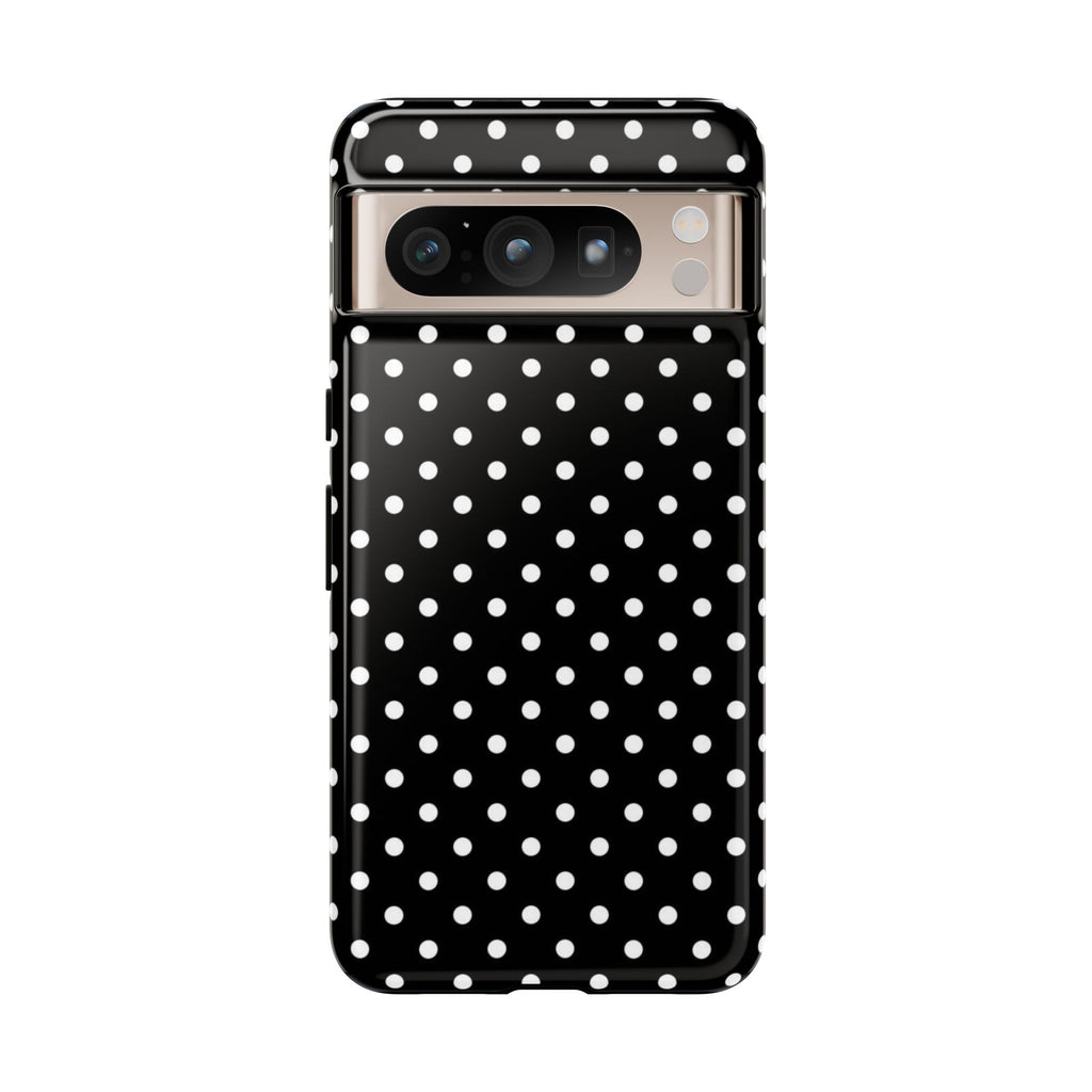 Black Polka Dot Phone Case