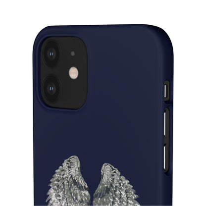 Navy Angel Wings Case