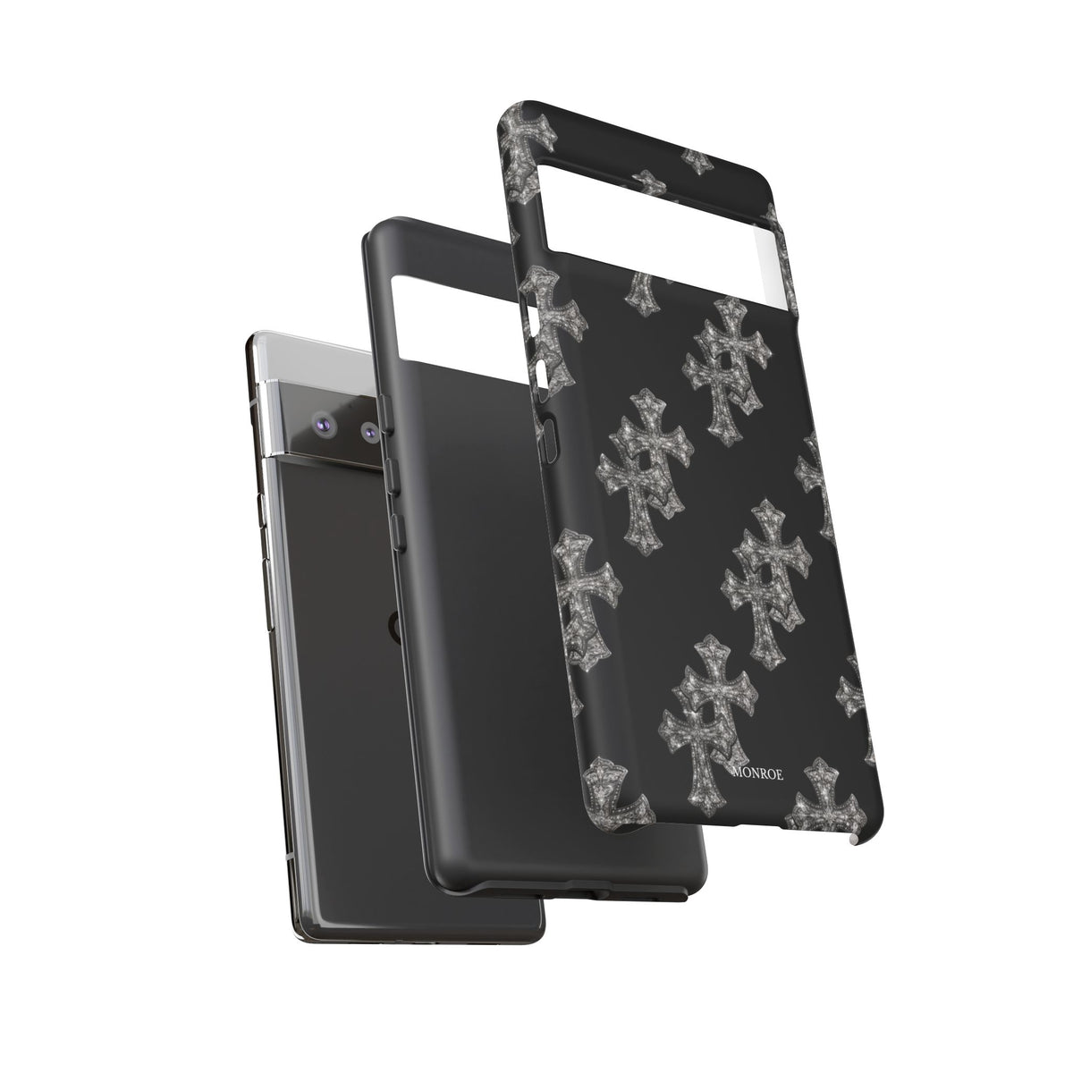 Black Crystal Cross Tough Case