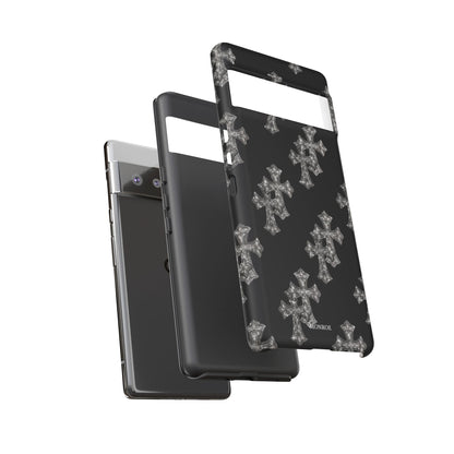 Black Crystal Cross Tough Case