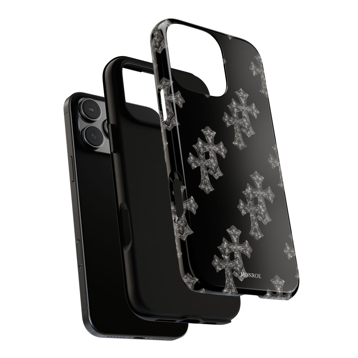 Black Crystal Cross Tough Case