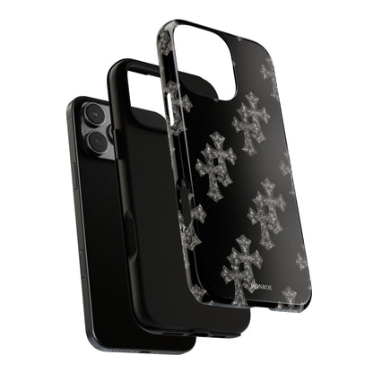 Black Crystal Cross Tough Case