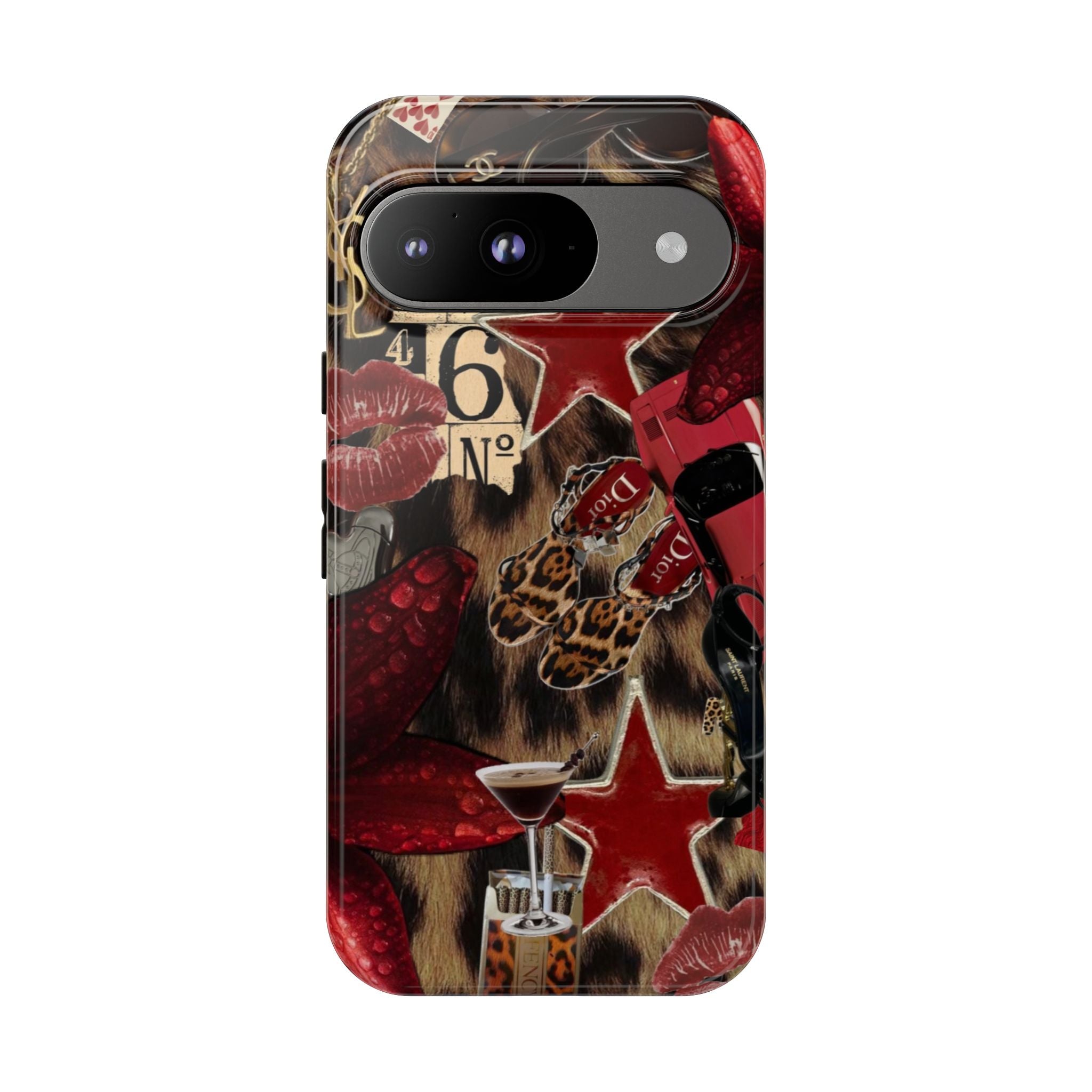 Cheetah Red Phone Case