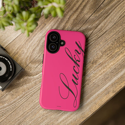 Hot Pink 'Lucky' Tough Case