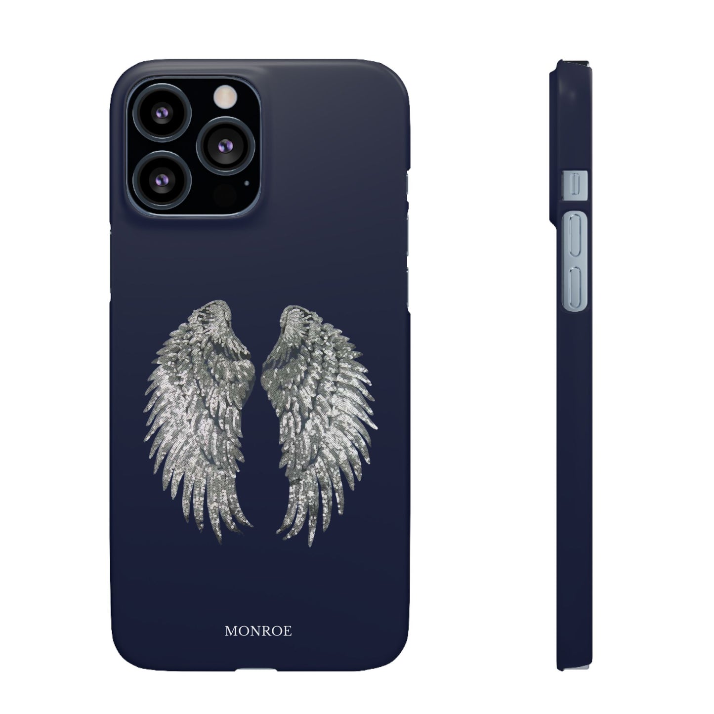 Navy Angel Wings Case