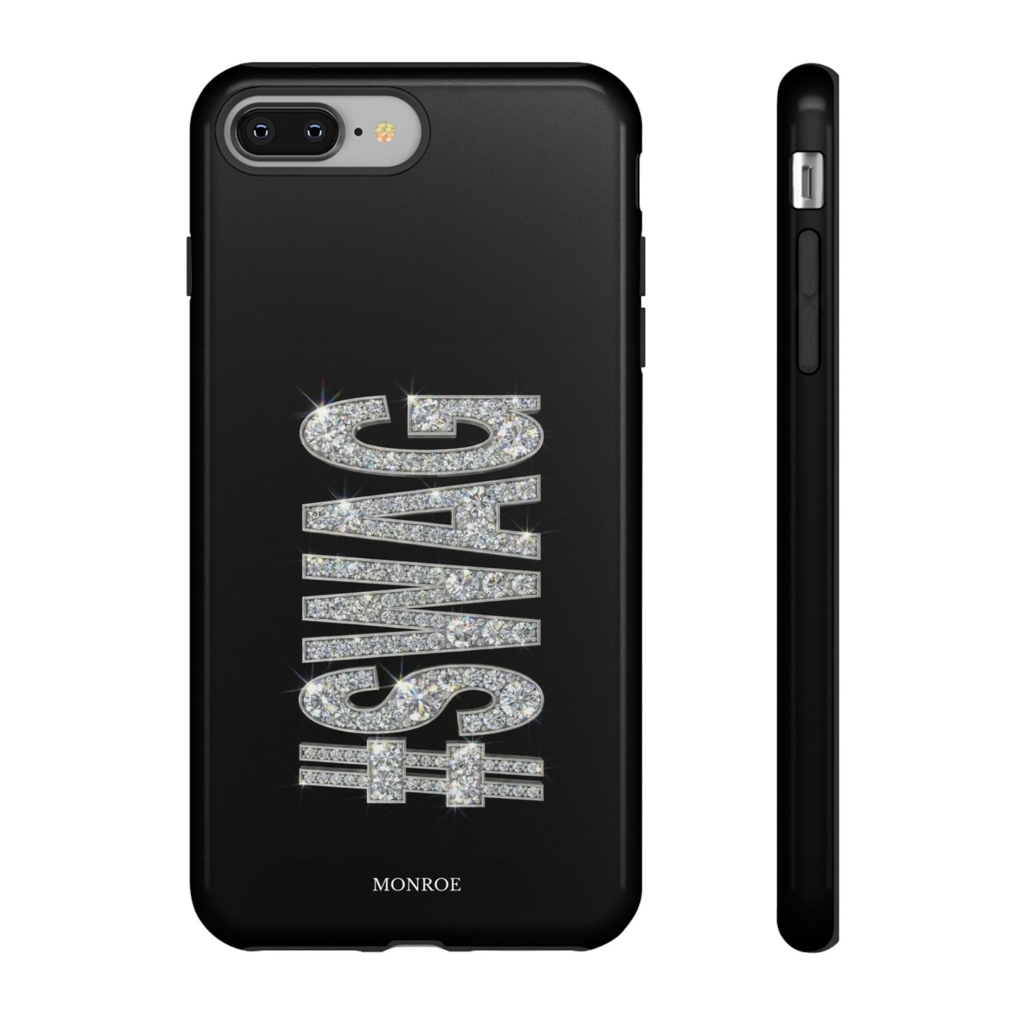 “#SWAG” Black Bling Tough Case