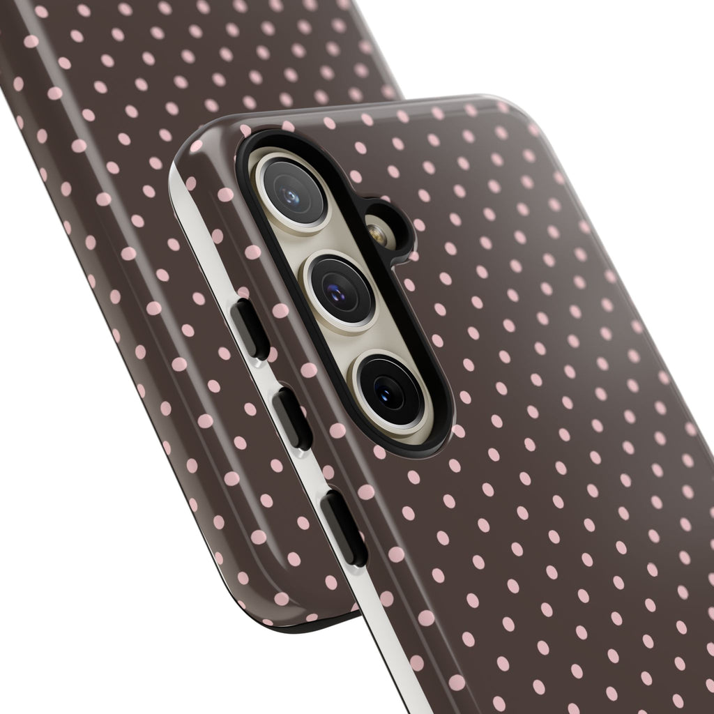Brown Polka Phone Case