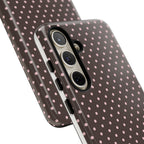 Brown Polka Phone Case