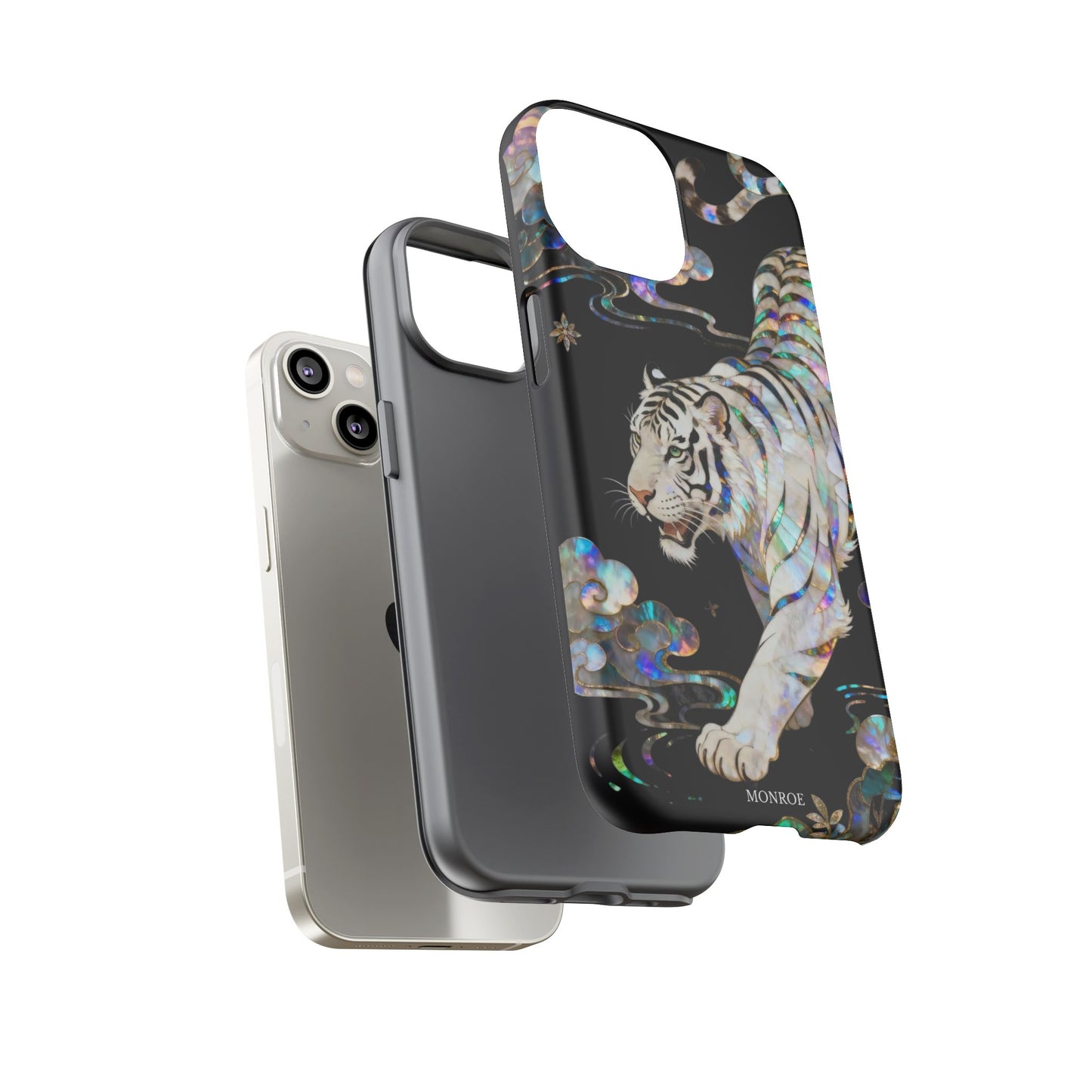 Iridescent White Tiger Tough Case