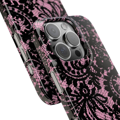 Pink Lace Pattern Case
