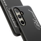 "Forever Blessed" Black Phone Cover