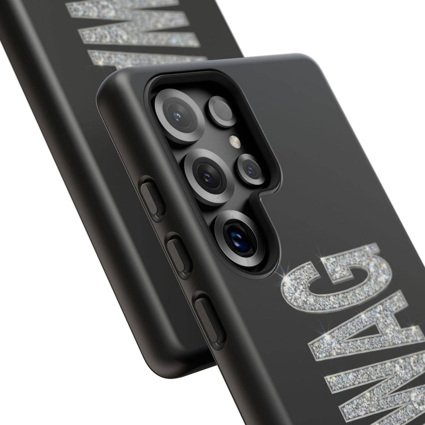 “#SWAG” Black Bling Tough Case