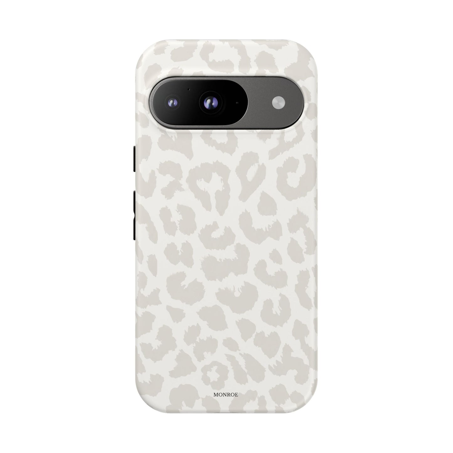 White Leopard Print Tough Case