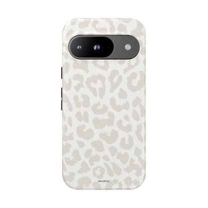 White Leopard Print Tough Case
