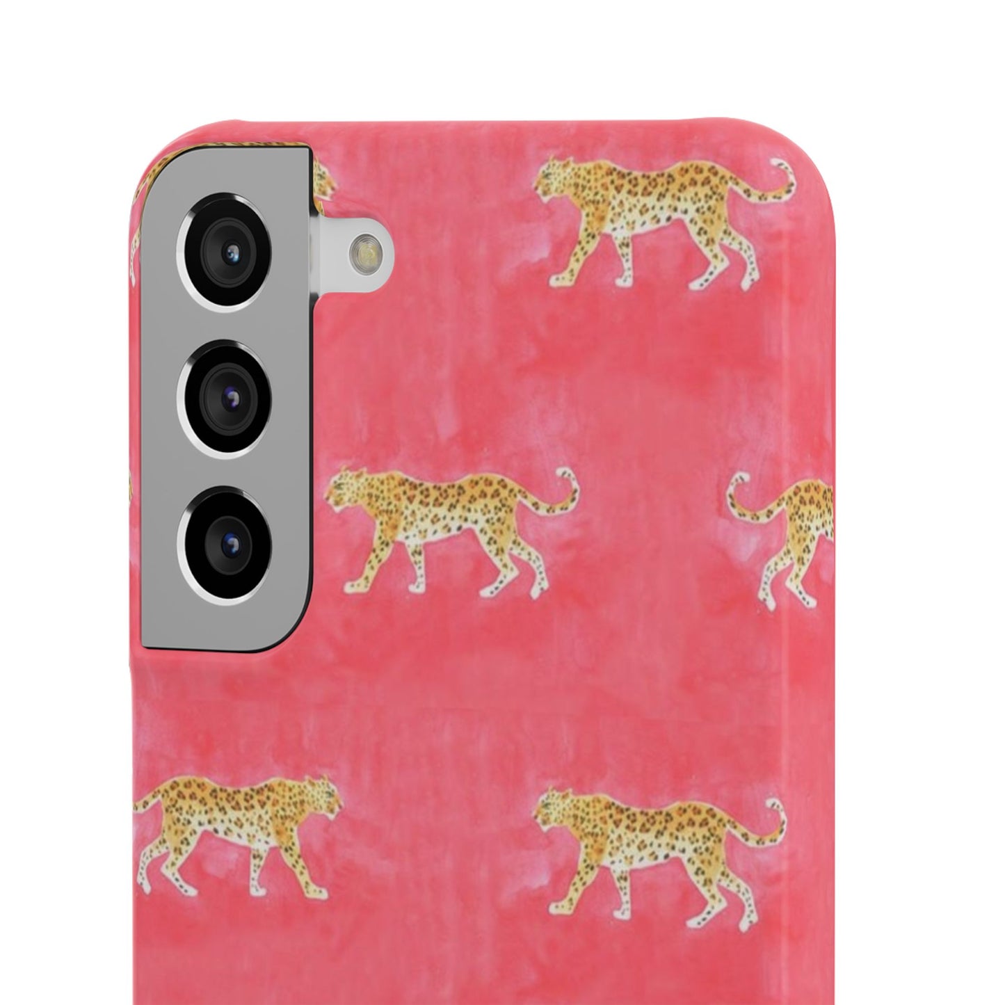 Pink Watercolor Leopard Case