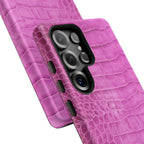 Purple Croc Phone Case