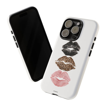Leopard Glam Lip Tough Case