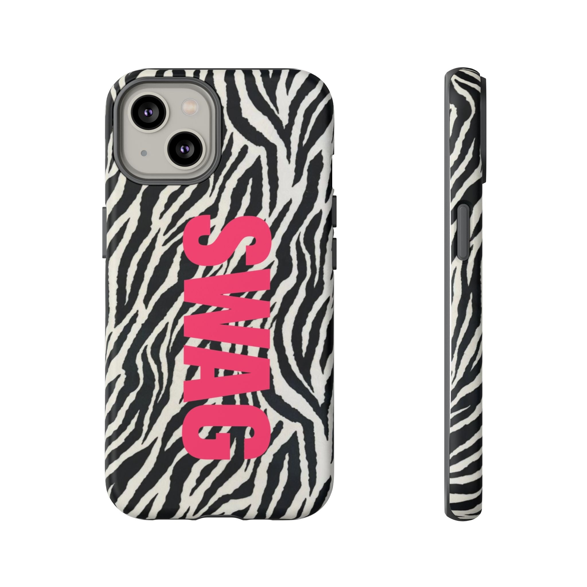 'SWAG' Zebra Print Tough Case