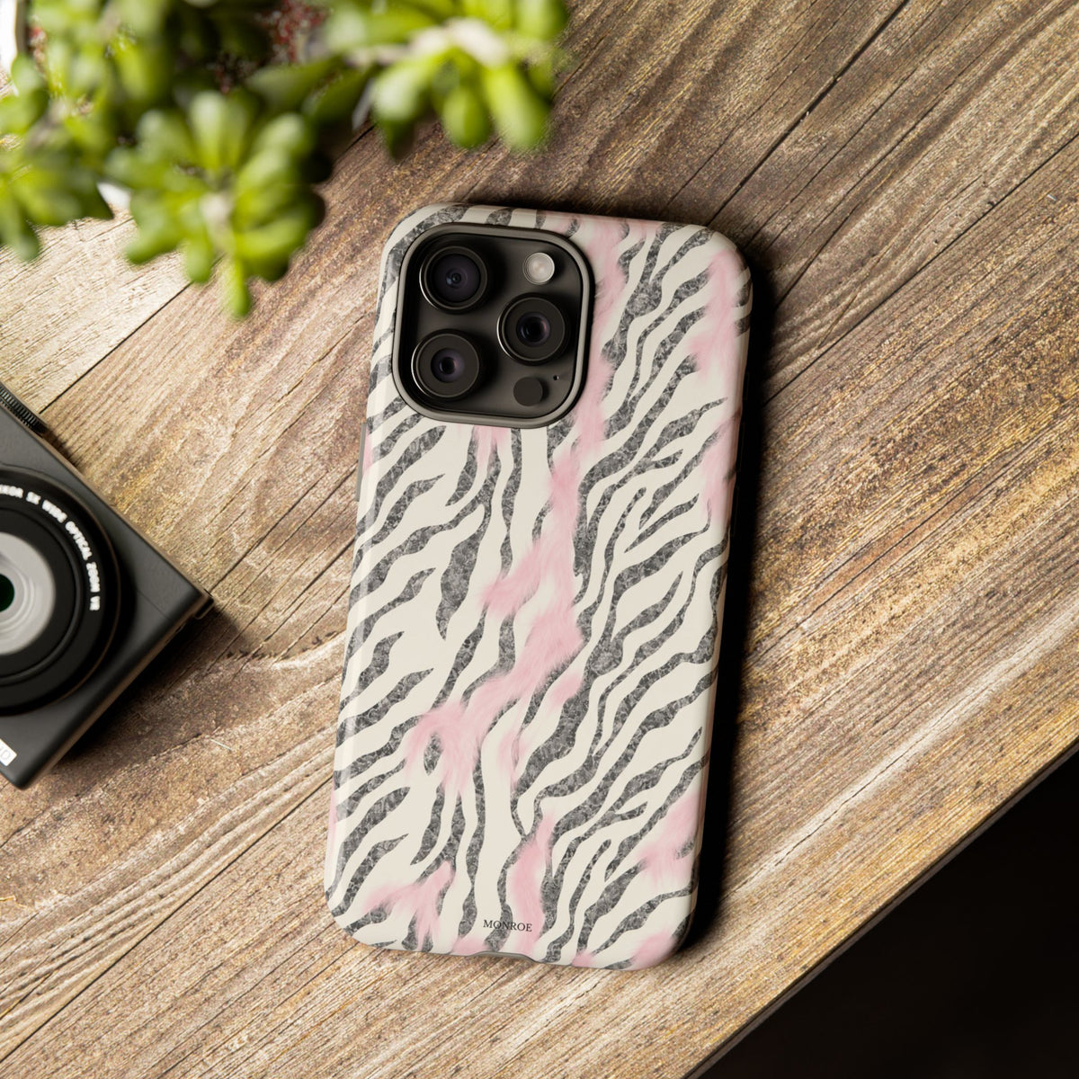 Light Pink Zebra Tough Case