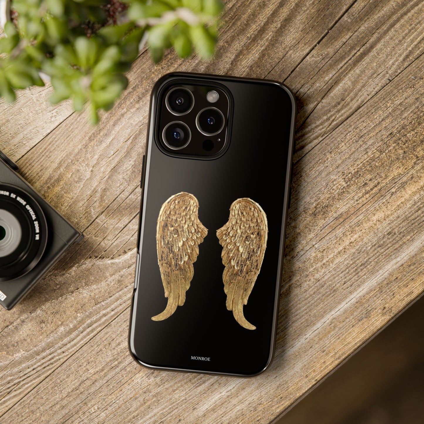 Gold Angel Wings Tough Case