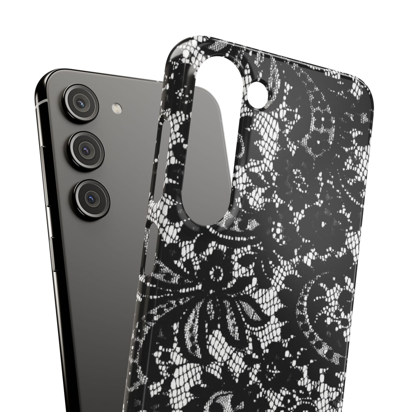Black Lace Elegant Pattern Case