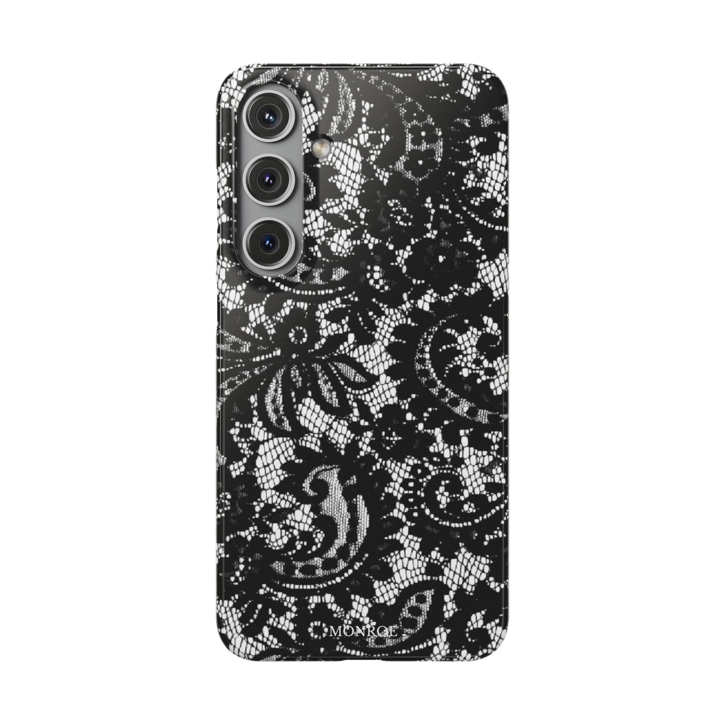 Black Lace Elegant Pattern Case