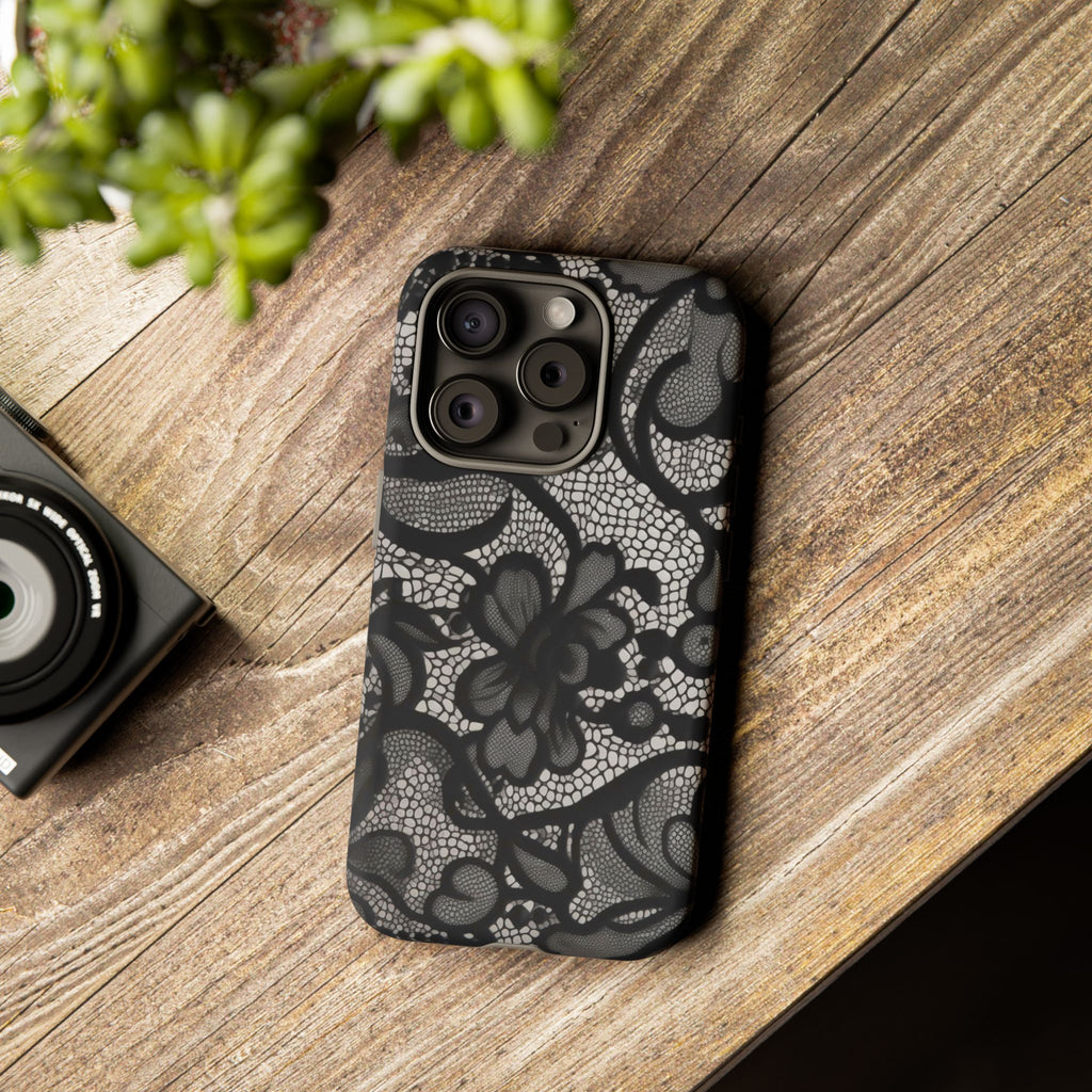Black Lace Phone Case