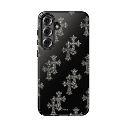 Black Crystal Cross Tough Case
