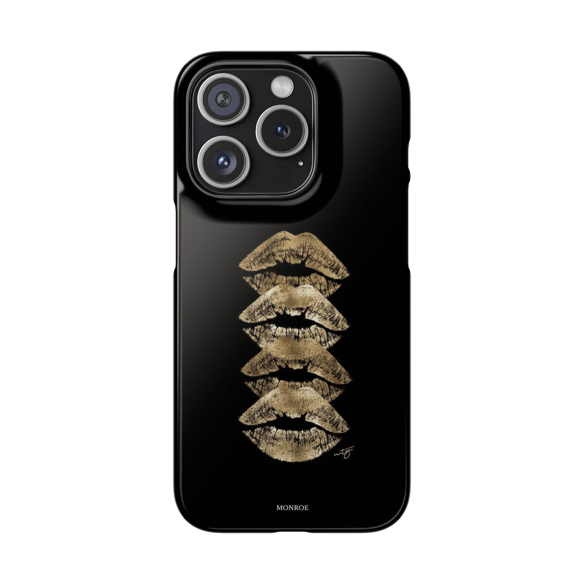 Gold Kiss Stack Case