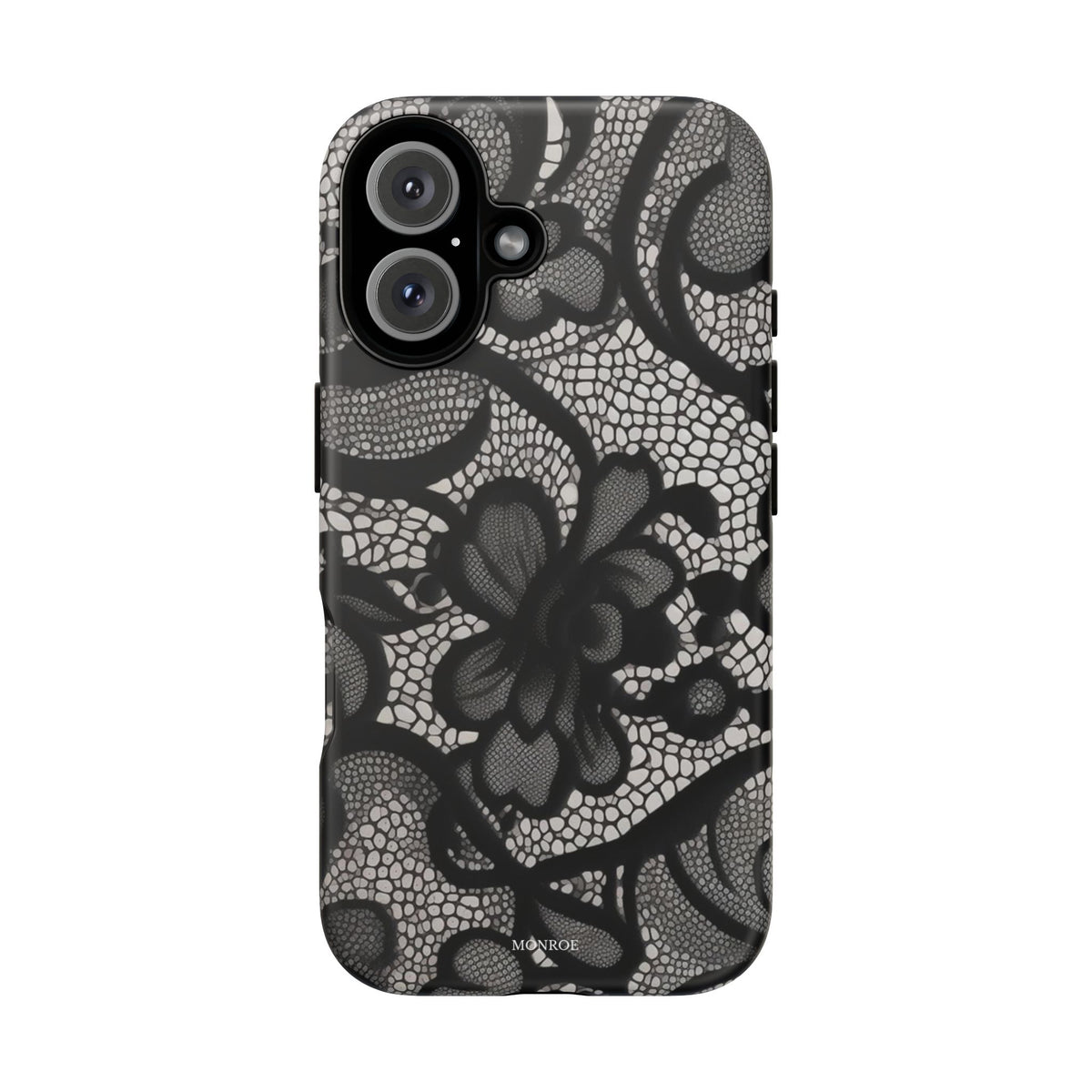 Black Floral Vintage Case