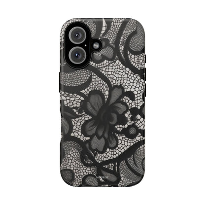 Black Floral Vintage Case
