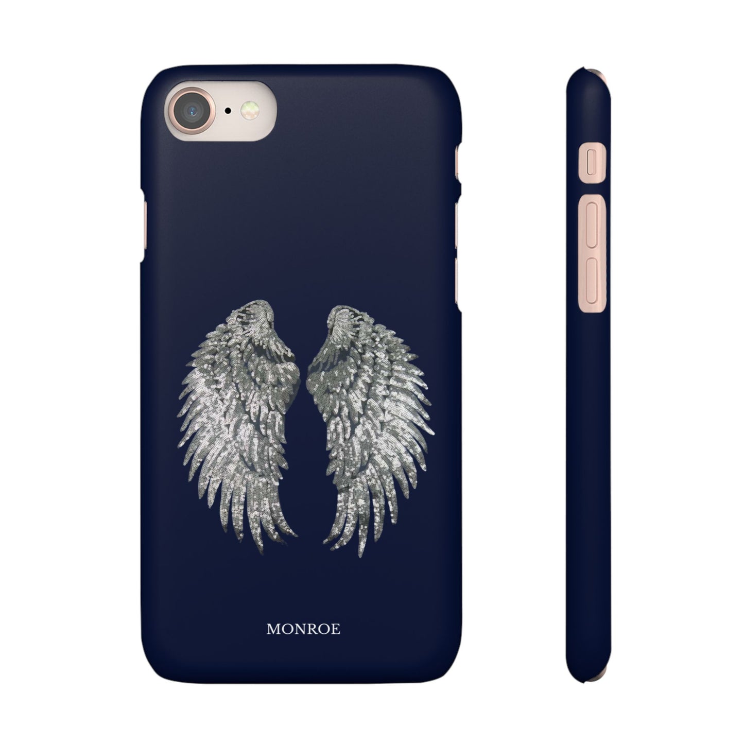 Navy Angel Wings Case