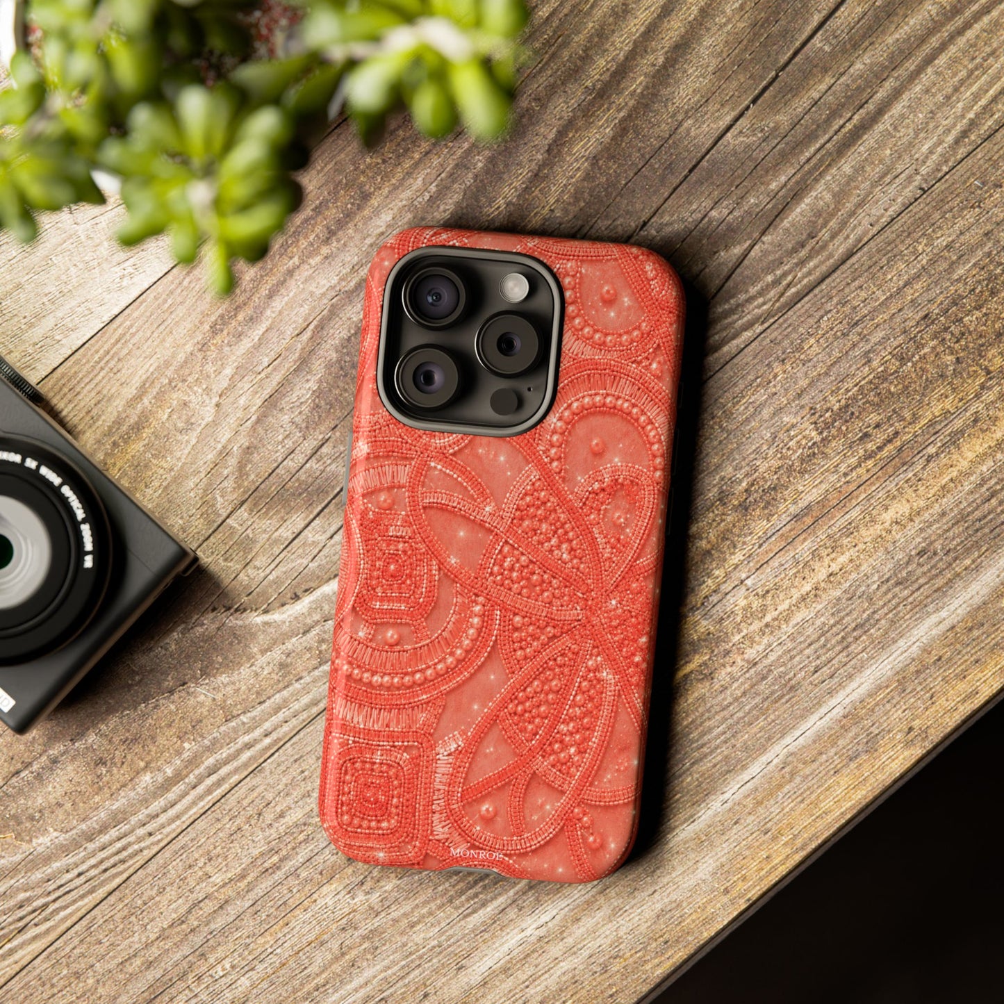 Coral Lace Tough Case